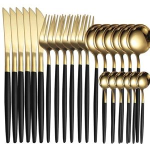 24pcs Stainless Steel Cutlery Set